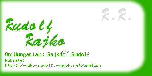 rudolf rajko business card